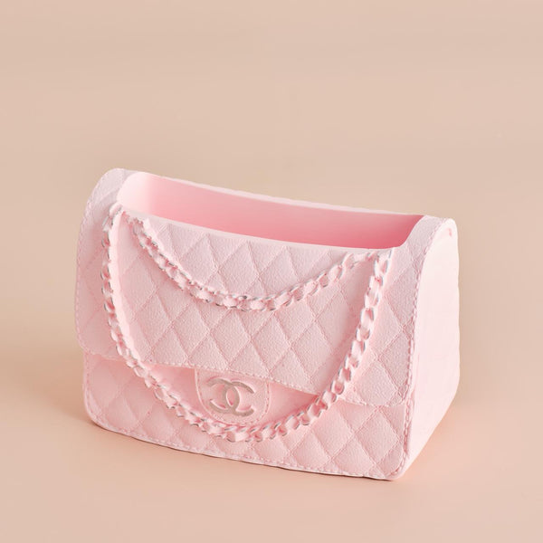 CC handbag vase concrete